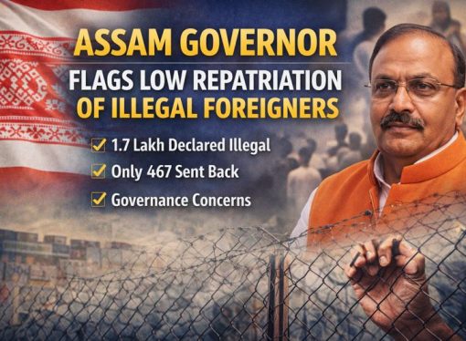 Assam Governor Flags Low Repatriation of Illegal Foreigners