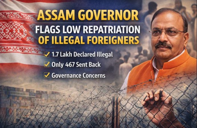 Assam Governor Flags Low Repatriation of Illegal Foreigners