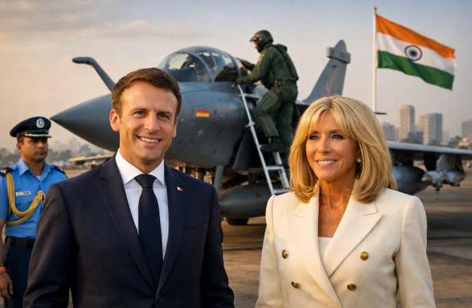 Macron Visits India as $35B Rafale Jet Deal Nears Completion
