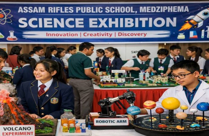 Assam School Organises Science Exhibition in Nagaland